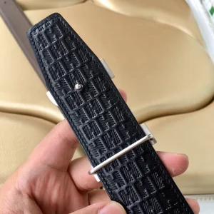 Luxury Womens Belts Hermes Horses Buckle Leather Belt in Grey 40MM A175PP240 AA153455