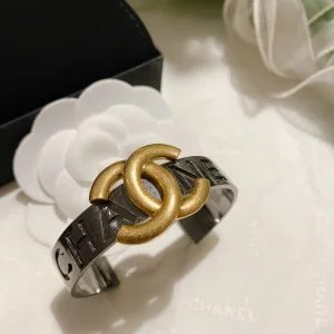 Chanel Gold CC Logo Bracelet 