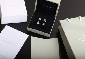 Luxury Womens Jewelry Van Cleef Arpels Frivole Crystals Earring A205PP260 AA153600