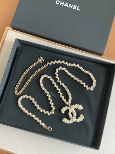 Chanel Pearls CC Logo Belt 