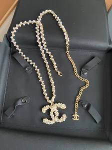 Luxury Womens Belts Chanel Pearls CC Logo Belt A175PP240 AA154358