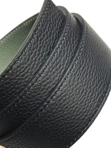 Luxury Womens Belts Dior CD Buckle Black Grained Leather Belt 35MM A175PP240 AA154370