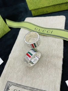 Gucci Web 925 Sterling Silver Ring 