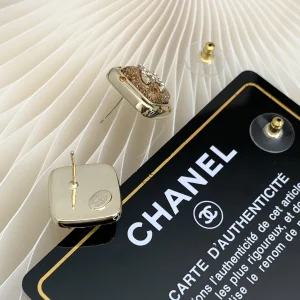 Luxury Womens Jewelry Chanel Crystals CC Square Earring A205PP170 AA154465