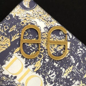 Luxury Womens Jewelry Dior 30 Montaigne Earrings with White Crystals A39PP105 AA155735
