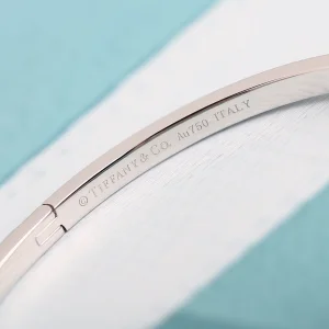 Luxury Womens Jewelry Tiffany T1 Narrow Hinged Bangle Bracelet A205PP350 AA156983