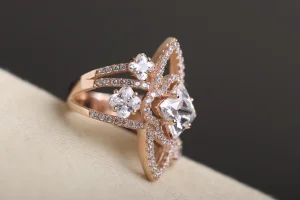 Luxury Womens Jewelry Louis Vuitton Les Ardentes Diamond Ring A205PP240 AA157701