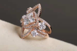 Luxury Womens Jewelry Louis Vuitton Les Ardentes Diamond Ring A205PP240 AA157701