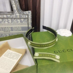 Luxury Womens Headband Gucci Green Headband A152PP110 AA159685