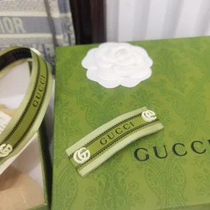 Luxury Womens Headband Gucci Green Headband A152PP110 AA159685