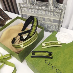 Luxury Womens Headband Gucci Green Headband A152PP110 AA159685