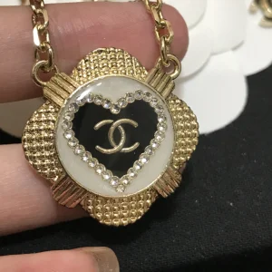 Luxury Womens Jewelry Chanel Necklace Chanel CC Love Chain Necklace A152PP130 AA159678