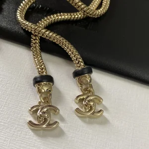 Luxury Womens Jewelry Chanel Necklace Chanel Gold Chain Necklace A152PP220 AA159703