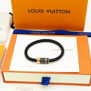 Luxury Womens Jewelry Louis Vuitton Bracelet LV Braided Bracelet A152PP110 AA159692