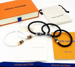 Luxury Womens Jewelry Louis Vuitton Bracelet LV Braided Bracelet A152PP110 AA159694