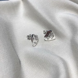 Luxury Womens Jewelry Gucci Earring Gucci Silver Heart Earrings A152PP160 AA160610