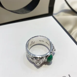 Luxury Womens Jewelry Gucci Ring Gucci Silver Feline Garden Ring A152PP300 AA160615