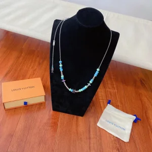Louis Vuitton Beads Monogram Necklace 