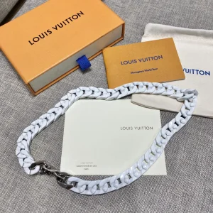 Luxury Womens Jewelry Louis Vuitton LV Chain Links Patches Necklace A152PP280 AA161337