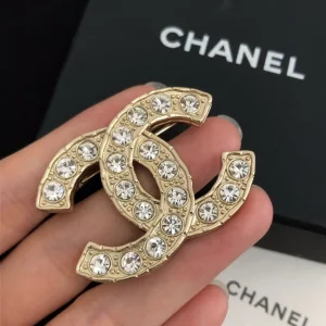 Chanel Brooch Chanel Crystals CC Brooch 