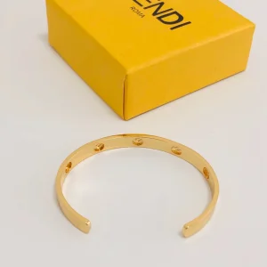 Luxury Womens Jewelry Fendi F IS Fendi Crystal Chain Bracelet A39PP125 AA161575