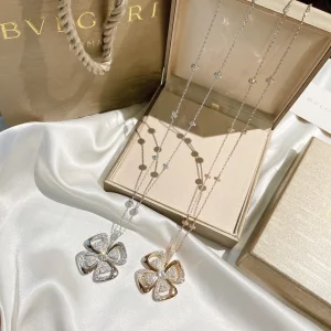 Luxury Womens Jewelry Bvlgari Fiorever Pedant Necklace A152PP160 AA163250