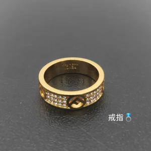 Fendi F IS Fendi Crystals Ring 