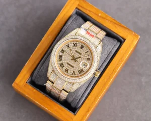 Luxury Mens Watches Rolex Vip Datejust Gold Diamonds Watch 40MM A213PP3680 AA167076