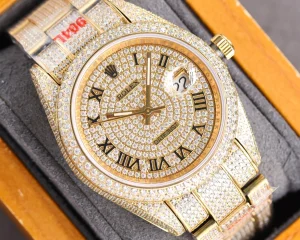Luxury Mens Watches Rolex Vip Datejust Gold Diamonds Watch 40MM A213PP3680 AA167076