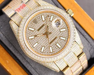 Luxury Mens Watches Rolex Vip Datejust Gold Diamonds Watch 40MM A213PP3680 AA167078