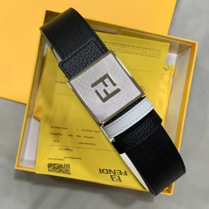 Fendi Square FF Buckle Calf Leather Belt 40MM 
