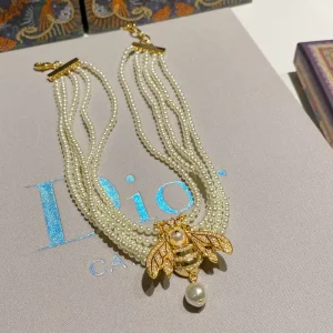 Dior Necklace Dior Bee Pearls Necklace 