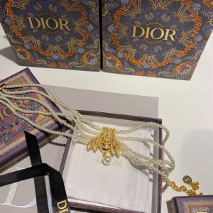 Luxury Womens Jewelry Dior Necklace Dior Bee Pearls Necklace A152PP280 AA170260