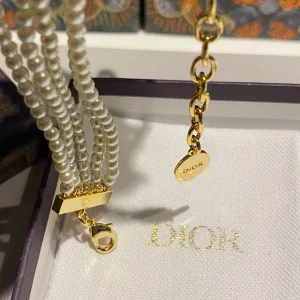 Luxury Womens Jewelry Dior Necklace Dior Bee Pearls Necklace A152PP280 AA170260