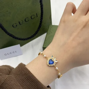 Luxury Womens Jewelry Gucci Bracelet Gucci GG Pearls Bracelet A152PP150 AA170274