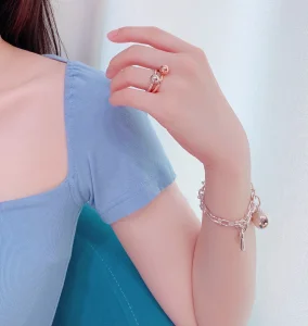 Replica Womens Jewelry Tiffany Ring Tiffany HardWear Ball Ring 8MM A205PP140 AA170557