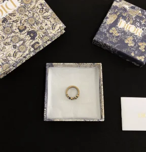 Luxury Womens Jewelry Dior Ring Dior Jadior Ring with White Crystals A39PP100 AA170631