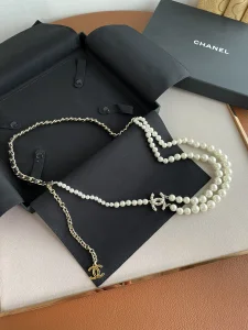 Luxury Womens Belt Chanel Belt Chanel CC Pearls Belt A175PP280 AA171268