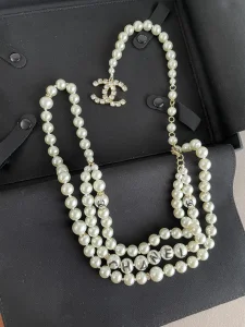 Luxury Womens Belt Chanel Belt Chanel Crystals CC Pearls Belt A175PP280 AA171270