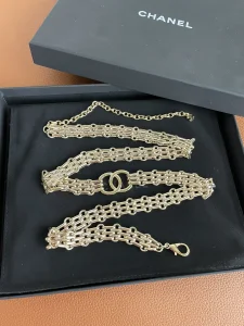 Luxury Womens Belt Chanel Belt Chanel Gold CC Chain Belt A175PP280 AA171266