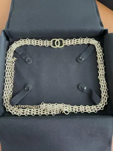 Luxury Womens Belt Chanel Belt Chanel Gold CC Chain Belt A175PP280 AA171266