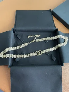 Luxury Womens Belt Chanel Belt Chanel Gold CC Chain Belt A175PP280 AA171266