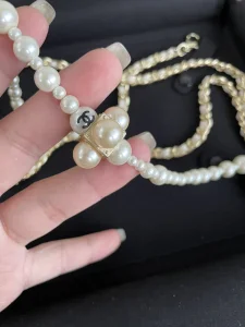 Luxury Womens Belt Chanel Belt Chanel Leather Chain and Pearls Belt A175PP280 AA171269
