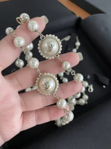 Luxury Womens Belt Chanel Belt Chanel Vintage Pearls Belt A175PP280 AA171264