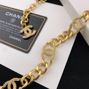 Luxury Womens Belt Chanel Belt Chanel Gold CC Chain Belt A152PP280 AA171229