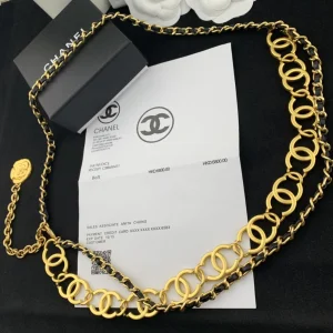 Luxury Womens Belt Chanel Belt Chanel Gold CC Links Necklace A152PP280 AA171227