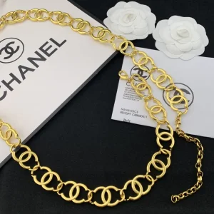 Luxury Womens Belt Chanel Belt Chanel Gold CC Links Necklace A152PP280 AA171228
