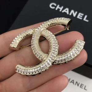 Chanel Brooch Chanel Diamonds CC Brooch 