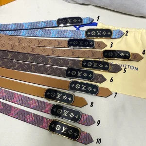 Luxury Womens Belts Louis Vuitton LV Cruiser Monogram Belt 25MM A175PP240 AA172021