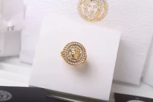 Luxury Womens Jewelry Versace Earring Versace Resin Medusa Ring A205PP130 AA172166